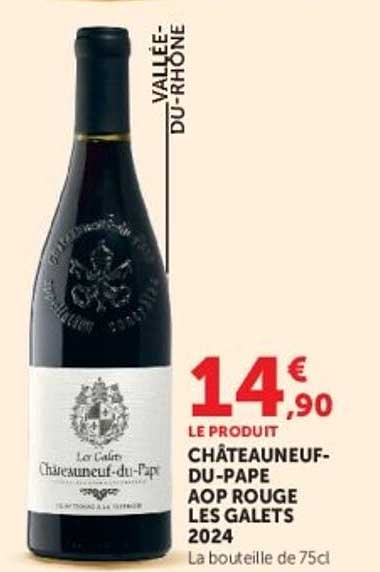 CHÂTEAUNEUF-DU-PAPE AOP ROUGE LES GALETS 2024