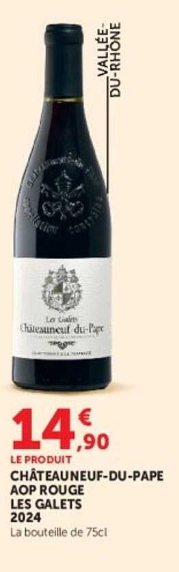 CHÂTEAUNEUF-DU-PAPE AOP ROUGE LES GALETS 2024