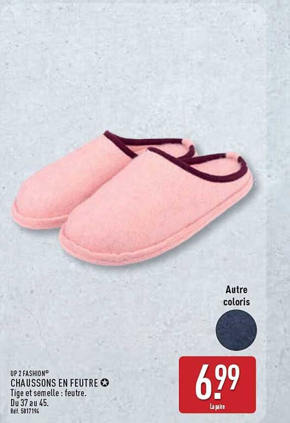 CHAUSSONS EN FEUTRE
