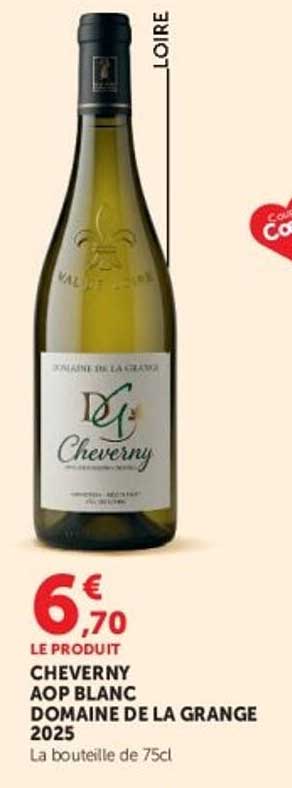 CHEVERNY AOP BLANC DOMAINE DE LA GRANGE 2025