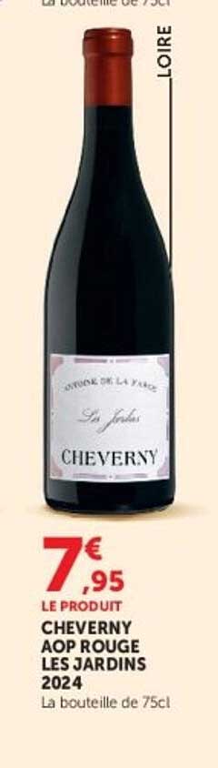 CHEVERNY AOP ROUGE LES JARDINS 2024