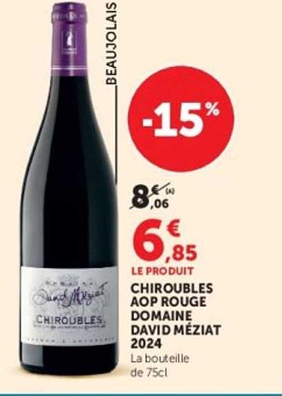 CHIROUBLES AOP ROUGE DOMAINE DAVID MÉZIAT 2024