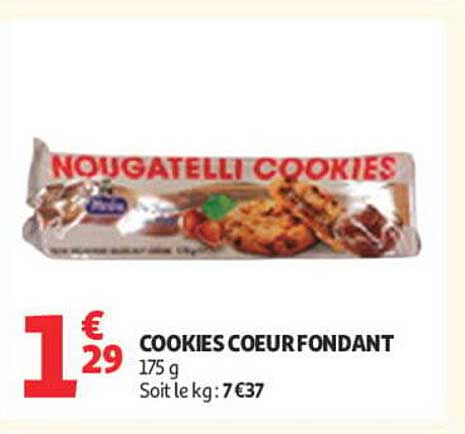 COOKIES COEUR FONDANT