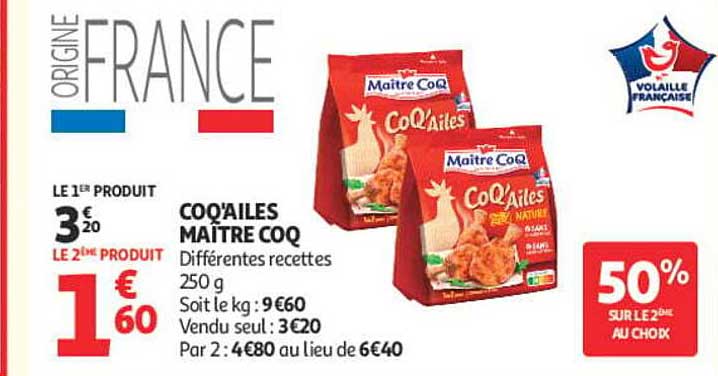 COQ'AILES MAITRE COQ