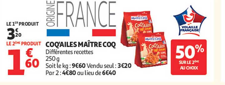 COQ’AILES MAÎTRE COQ