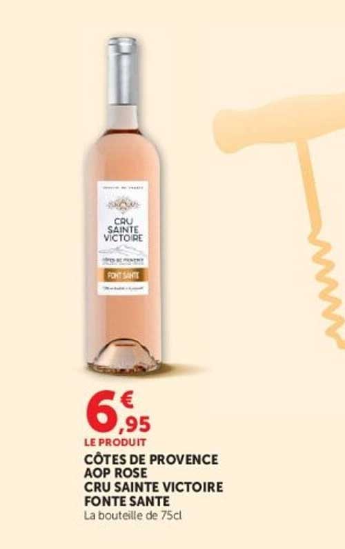 CÔTES DE PROVENCE AOP ROSE CRU SAINTE VICTOIRE FONTE SANTE