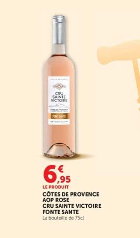 CÔTES DE PROVENCE AOP ROSE CRU SAINTE VICTOIRE FONTE SANTE