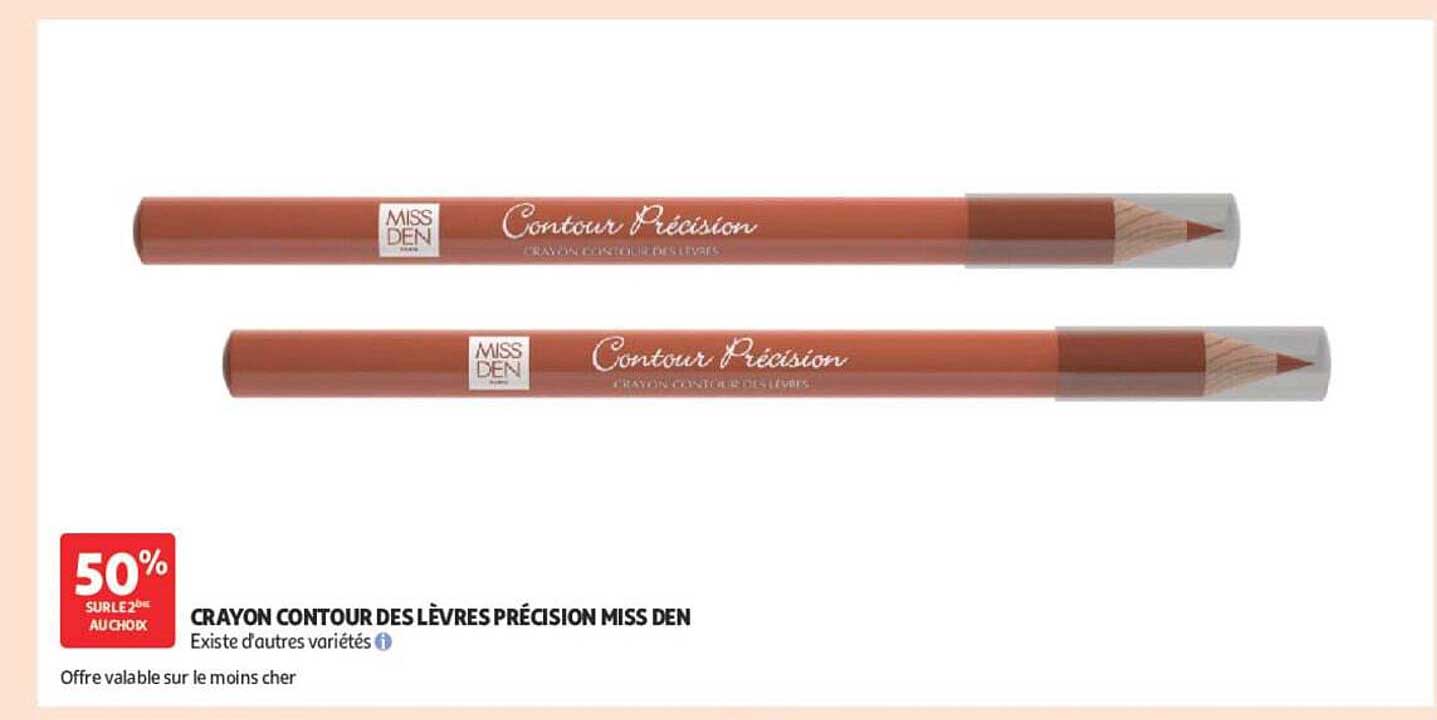 CRAYON CONTOUR DES LÈVRES PRÉCISION MISS DEN