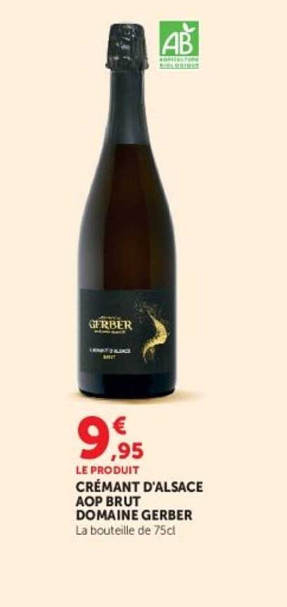 CRÉMANT D'ALSACE AOP BRUT DOMAINE GERBER