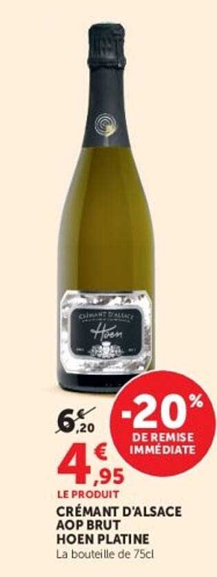 CRÉMANT D'ALSACE AOP BRUT HOEN PLATINE