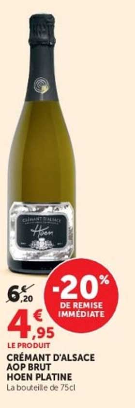CRÉMANT D'ALSACE AOP BRUT HOEN PLATINE