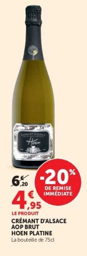 CRÉMANT D’ALSACE AOP BRUT HOEN PLATINE