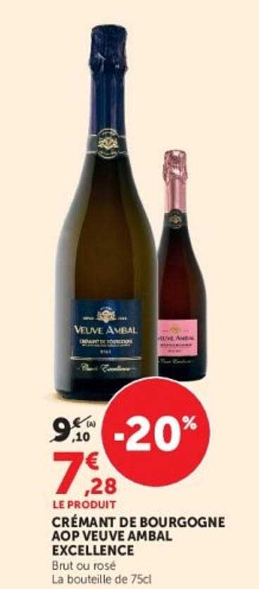 CRÉMANT DE BOURGOGNE AOP VEUVE AMBAL EXCELLENCE