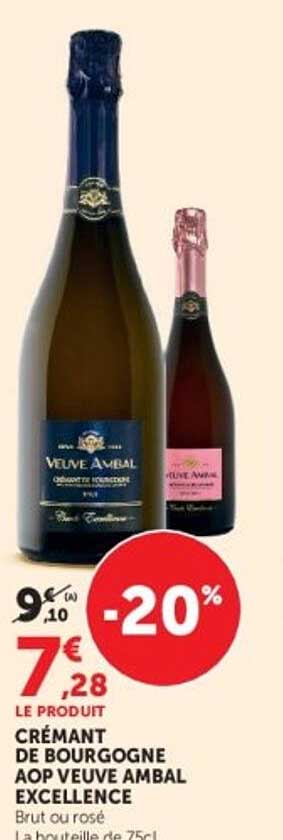 CRÉMANT DE BOURGOGNE AOP VEUVE AMBAL EXCELLENCE