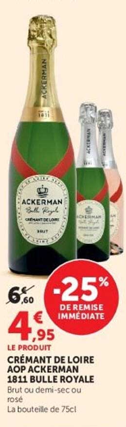 CRÉMANT DE LOIRE AOP ACKERMAN 1811 BULLE ROYALE