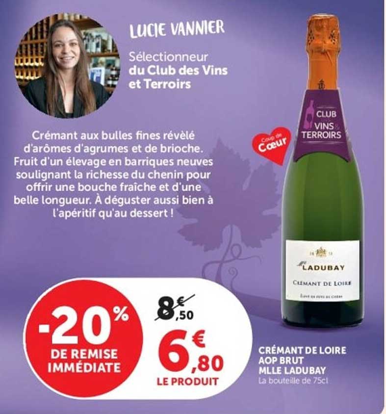 CRÉMANT DE LOIRE AOP BRUT MLLE LAUDABAY
