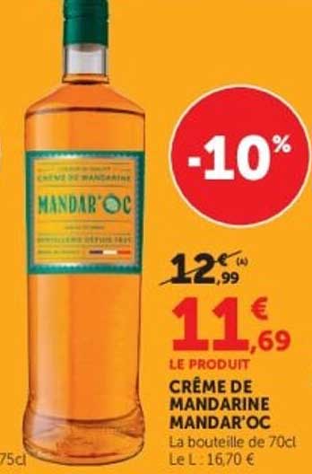 CRÈME DE MANDARINE MANDAR’Oc