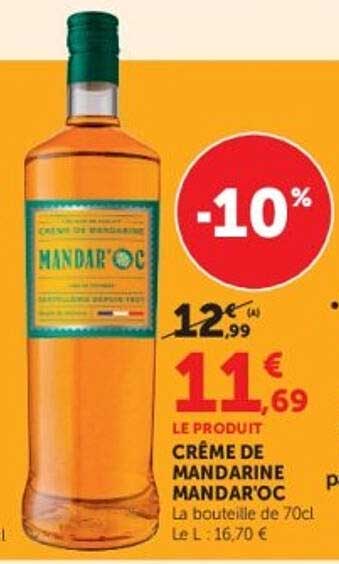 CRÈME DE MANDARINE MANDAR'OC