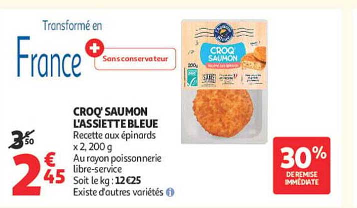CROQ' SAUMON L'ASSIETTE BLEUE