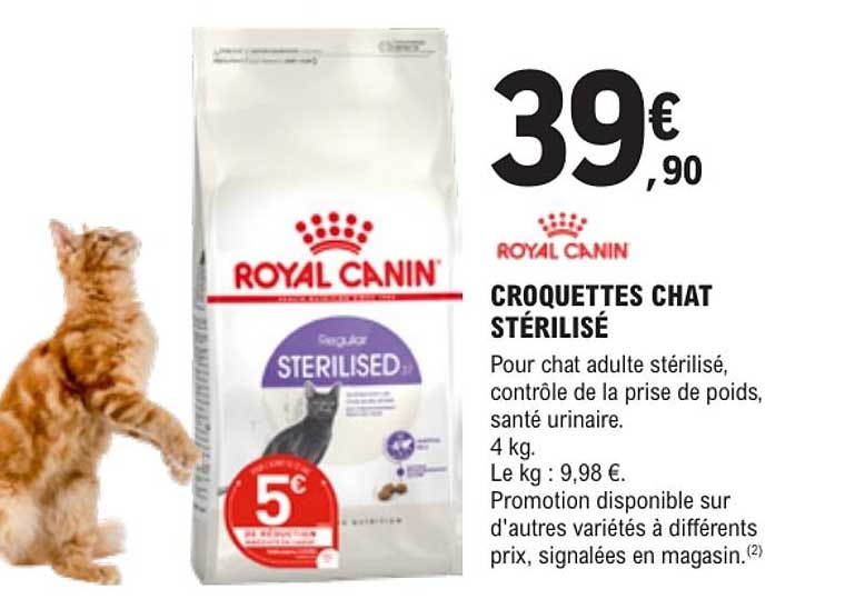 CROQUETTES CHAT STÉRILISÉ