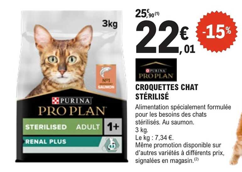 CROQUETTES CHAT STÉRILISÉ