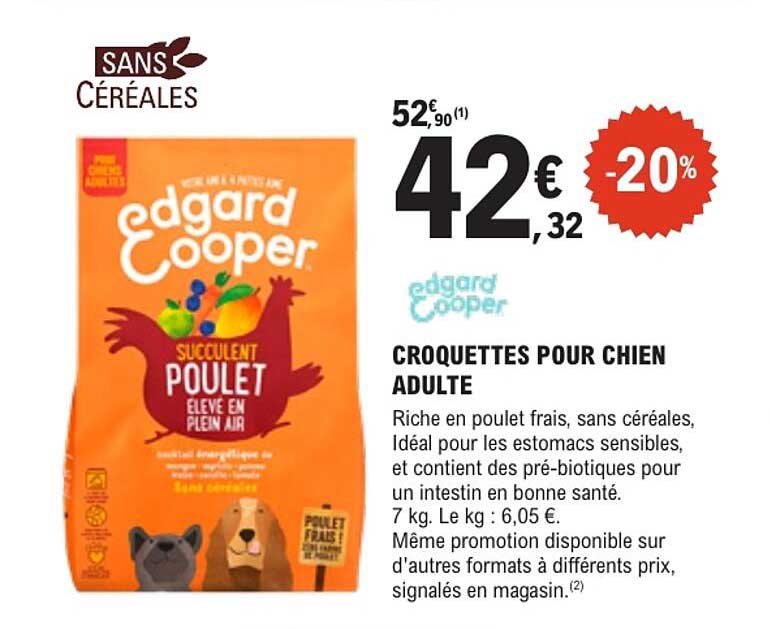 CROQUETTES POUR CHIEN ADULTE