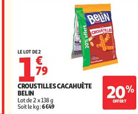 CROUSTILLES CACAHUETE BELIN
