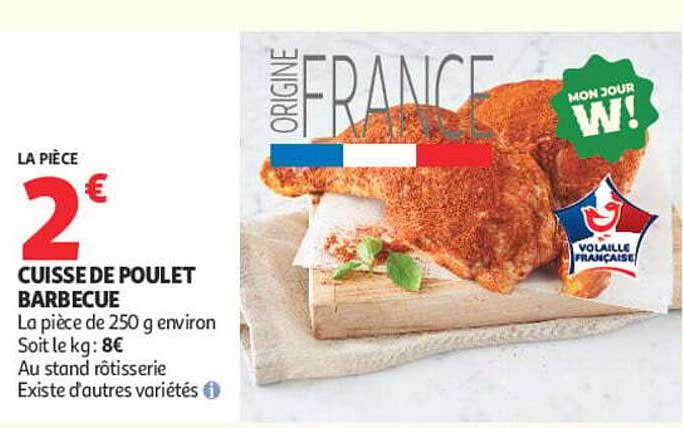CUISSE DE POULET BARBECUE
