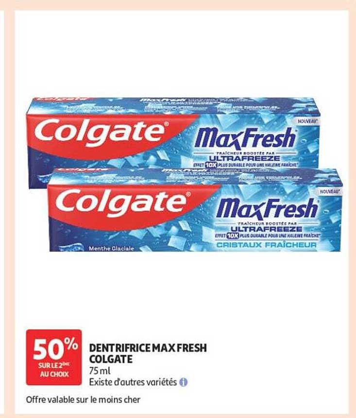 DENTRIFICE MAX FRESH COLGATE