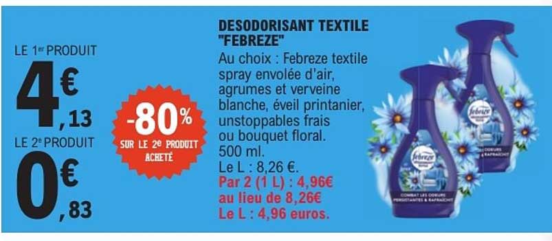 DESODORISANT TEXTILE "FEBREZE"