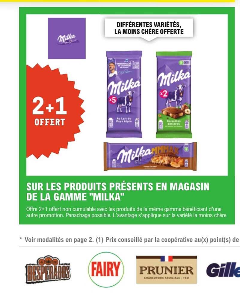 DIFFÉRENTES VARIÉTÉS, LA MOINS CHÈRE OFFERTE