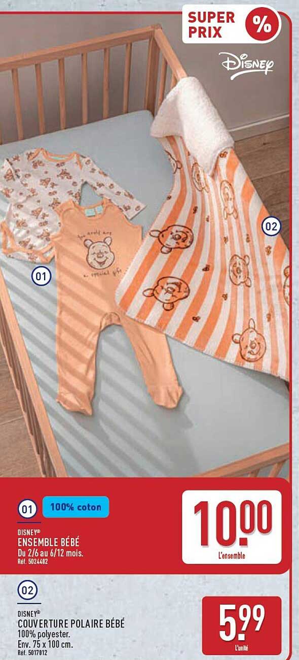 DISNEY ENSEMBLE BÉBÉ