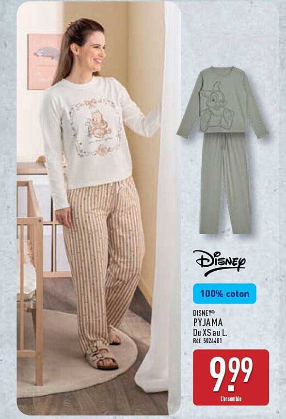 DISNEY® PYJAMA Du XS au L. Réf. 5024401