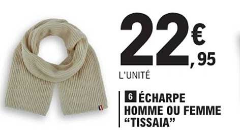 ÉCHARPE HOMME OU FEMME "TISSAIA"
