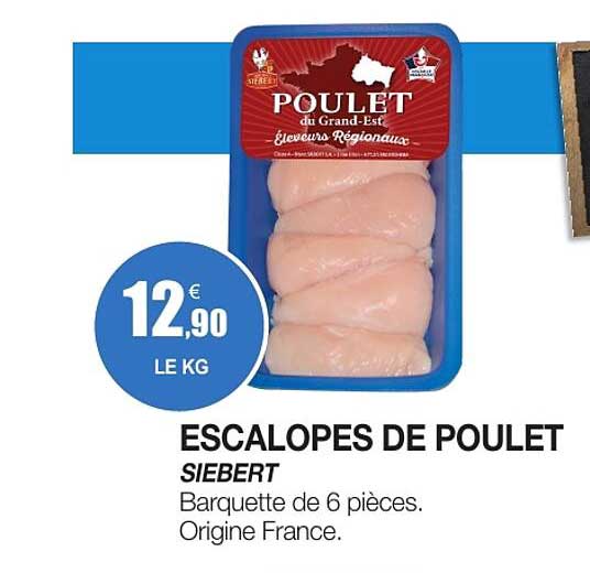 ESCALOPES DE POULET SIEBERT