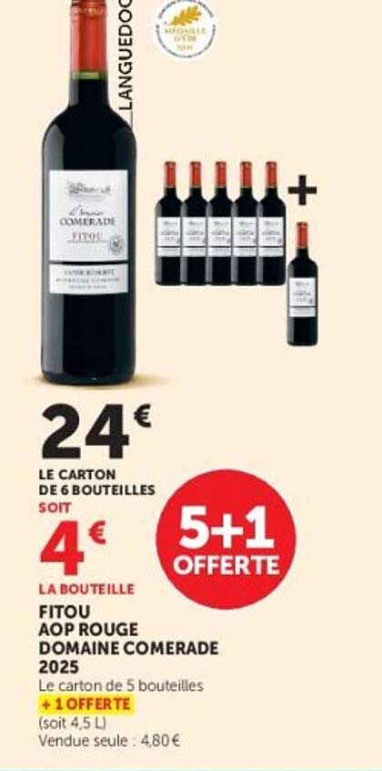 FITOU AOP ROUGE DOMAINE COMERADE 2025
