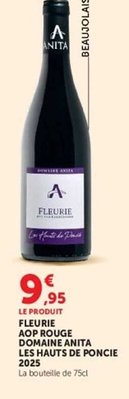 FLEURIE AOP ROUGE DOMAINE ANITA LES HAUTS DE PONCIE 2025