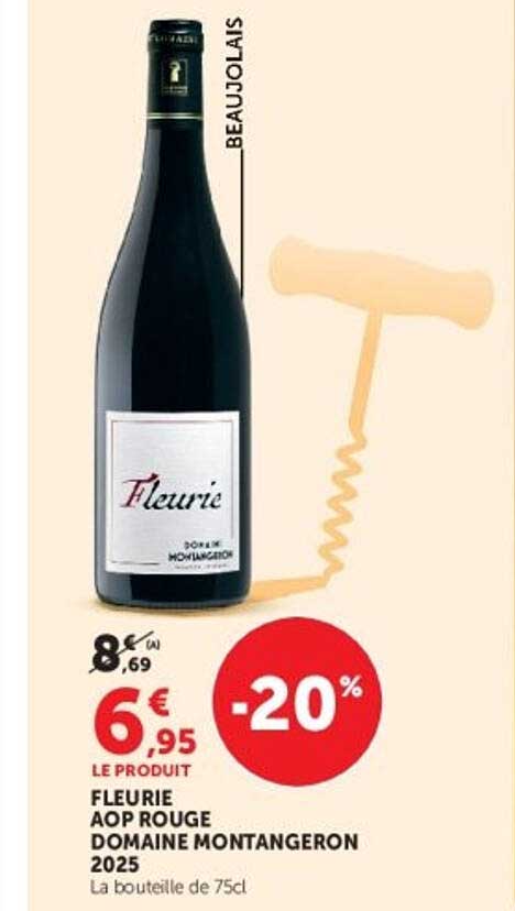 FLEURIE AOP ROUGE DOMAINE MONTANGERON 2025