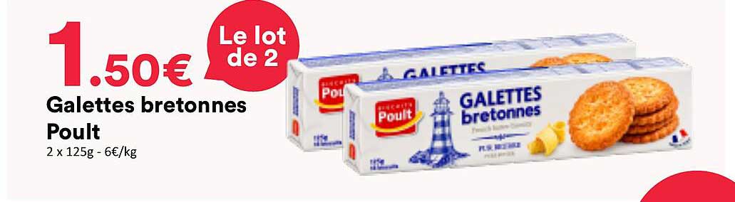 Galettes bretonnes Poult