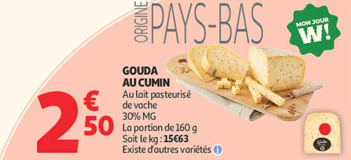 GOUDA AU CUMIN