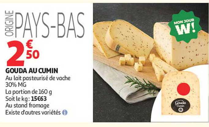 GOUDA AU CUMIN