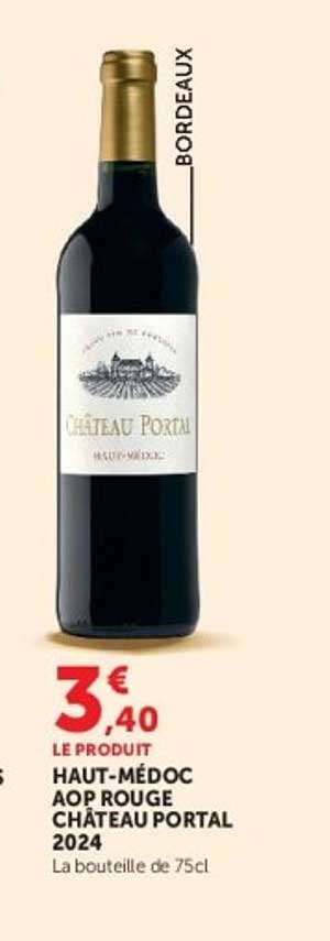 HAUT-MÉDOC AOP ROUGE CHÂTEAU PORTAL 2024