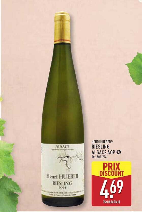 HENRI HUEBER® RIESLING ALSACE AOP