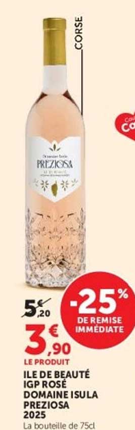 ILE DE BEAUTÉ IGP ROSÉ DOMAINE ISULA PREZIOSA 2025