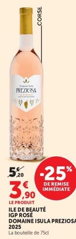 ILE DE BEAUTÉ IGP ROSÉ DOMAINE ISULA PREZIOSA 2025