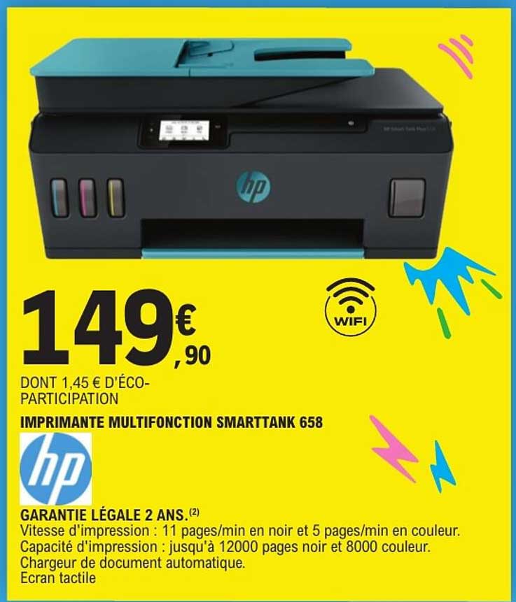 IMPRIMANTE MULTIFONCTION SMARTTANK 658