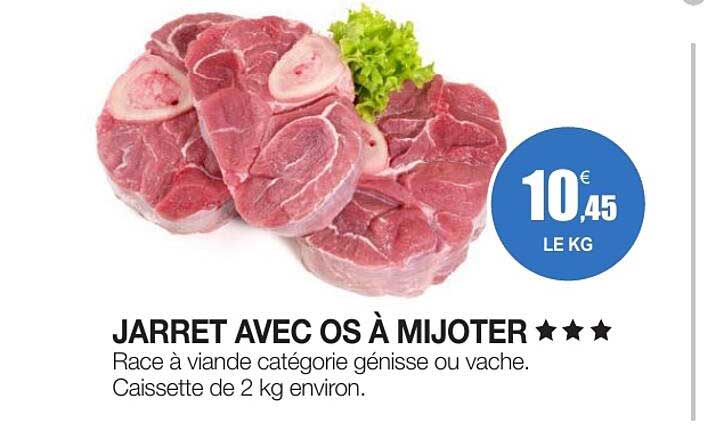 JARRET AVEC OS À MIJOTER
