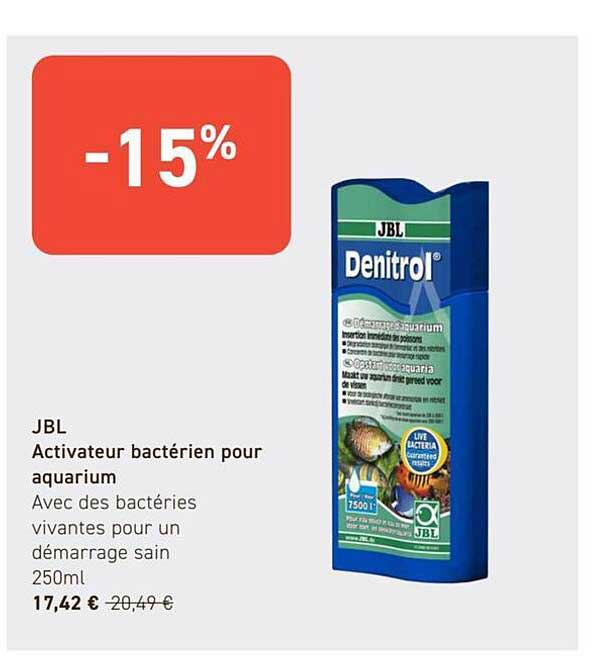 JBL Activateur bactérien pour aquarium