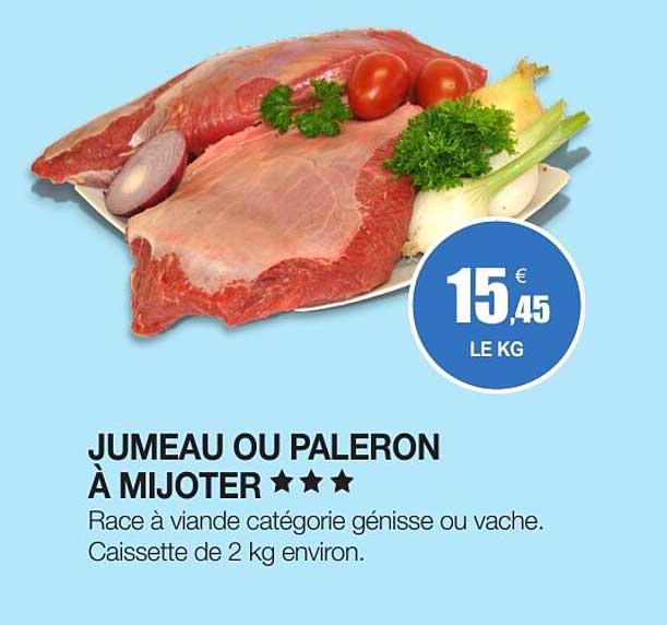 JUMEAU OU PALERON À MIJOTER ★★★