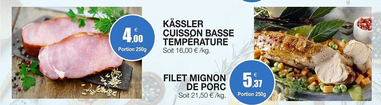 KÄSSLER CUISSON BASSE TEMPERATURE